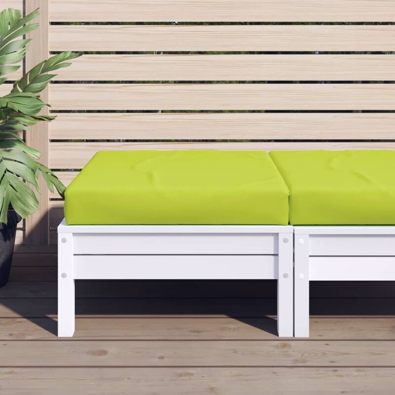 

Youthup - Cojín para otomana de palets tela verde brillante - Verde