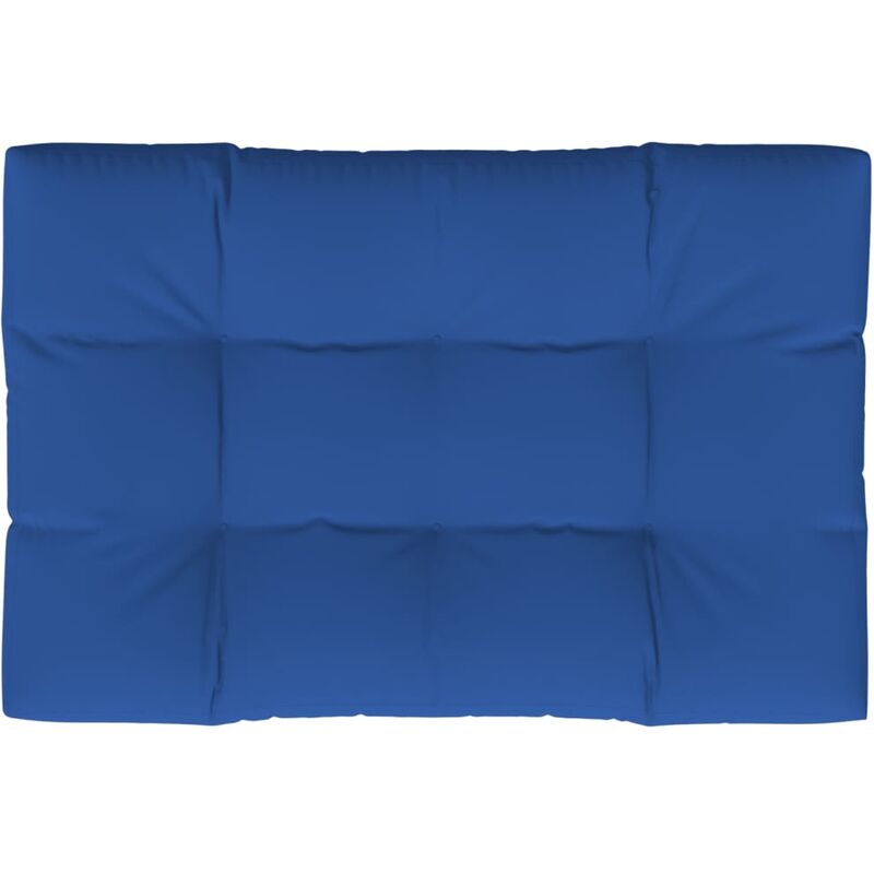 

Cojín para palé tela azul real 120x80x12 cm - Azul
