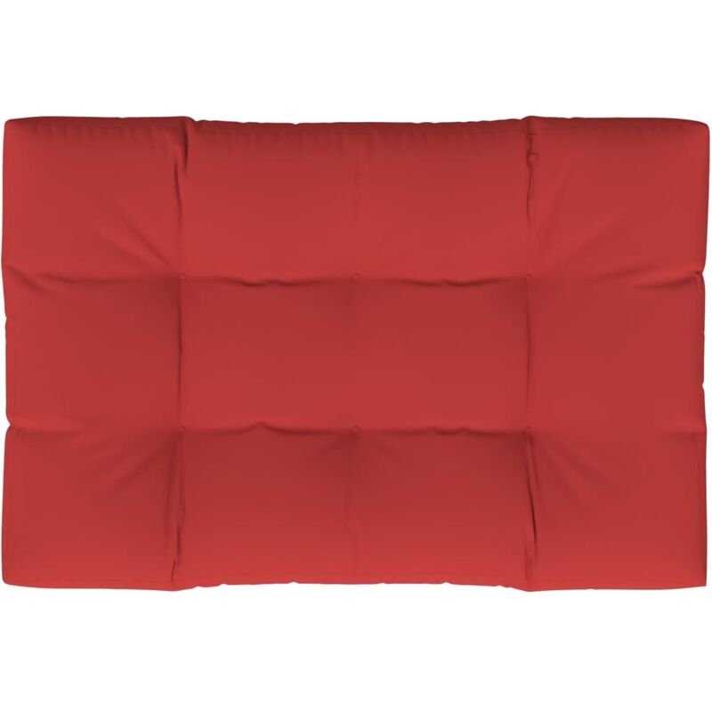 

Cojín para palé tela rojo 120x80x12 cm - Rojo