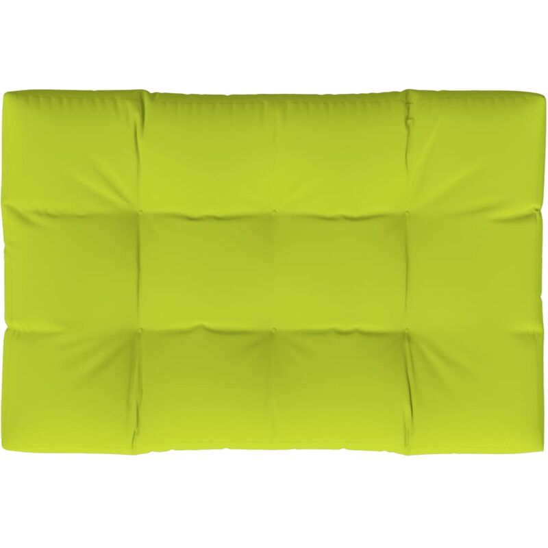 

Cojín para palé tela verde brillante 120x80x12 cm - Verde