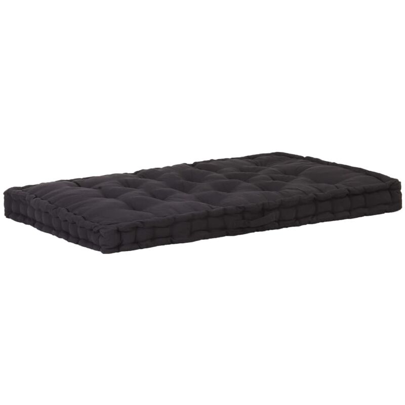 

Cojín para palés algodón negro 120x80x10 cm - Negro