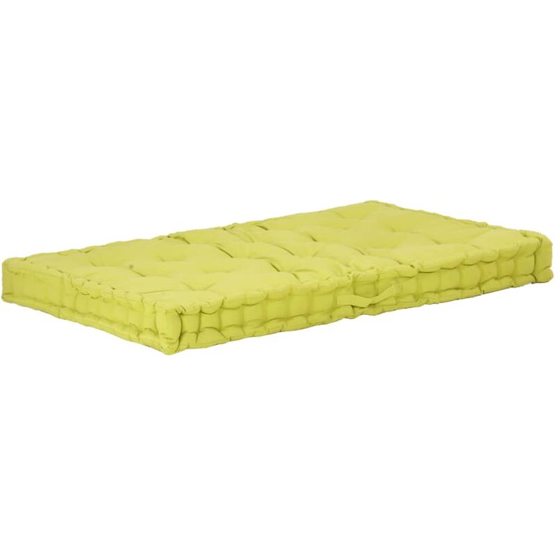 

Cojín para palés algodón verde 120x80x10 cm - Verde