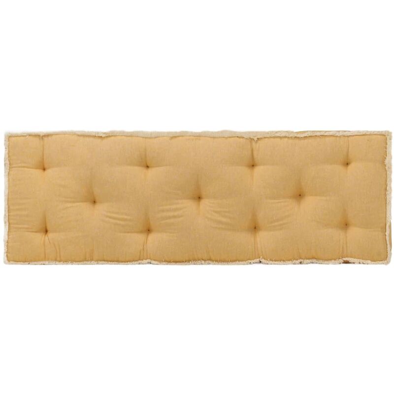 

Cojín para sofá de palets amarillo 120x40x7 cm - Amarillo