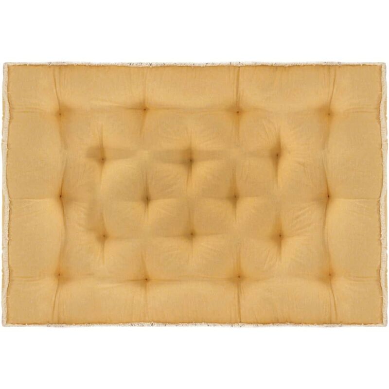 

Cojín para sofá de palets amarillo 120x80x10 cm - Amarillo