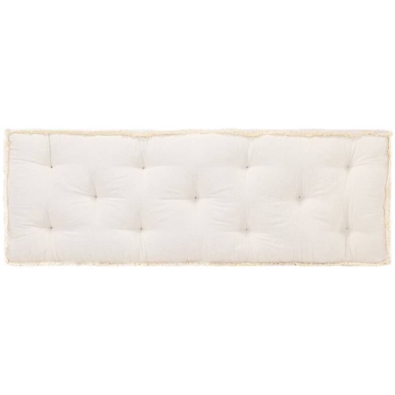 

Cojín para sofá de palets beige 120x40x7 cm - Beige