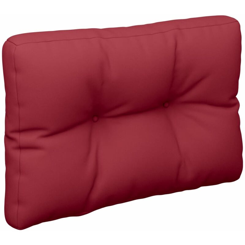 

Cojín para sofá de palets color vino tinto 60x40x12 cm - Rojo