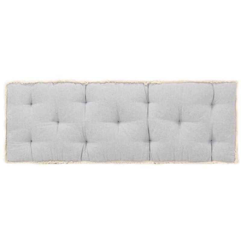 

Cojín para sofá de palets gris 120x40x7 cm - Gris
