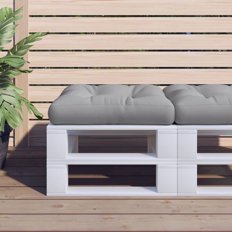 

Cojín para sofá de palets gris 58x58x10 cm - Gris
