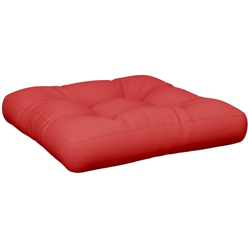 

Cojín para sofá de palets rojo 60x60x12 cm - Rojo