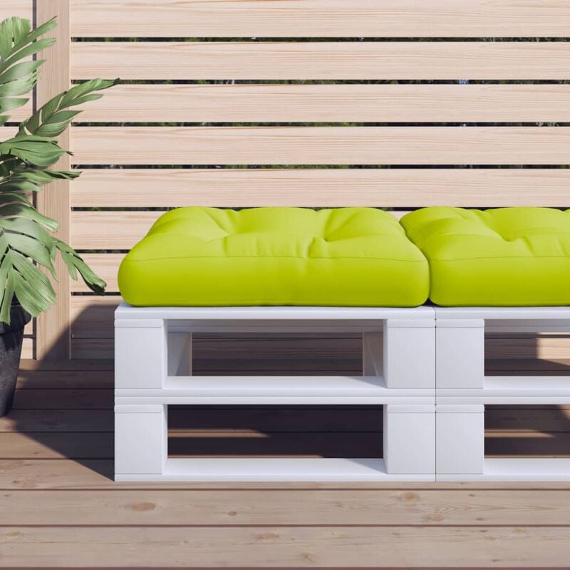 

Cojín para sofá de palets verde brillante 58x58x10 cm - Verde