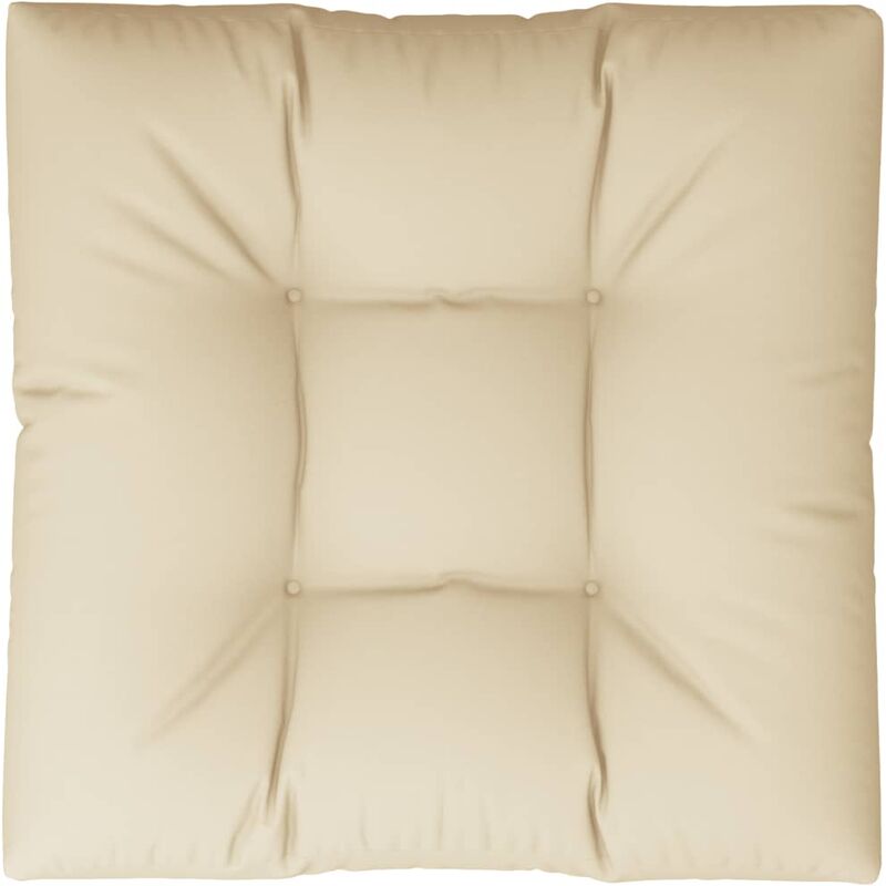 

Cojín para sofá de palés beige 80x80x12 cm - Beige