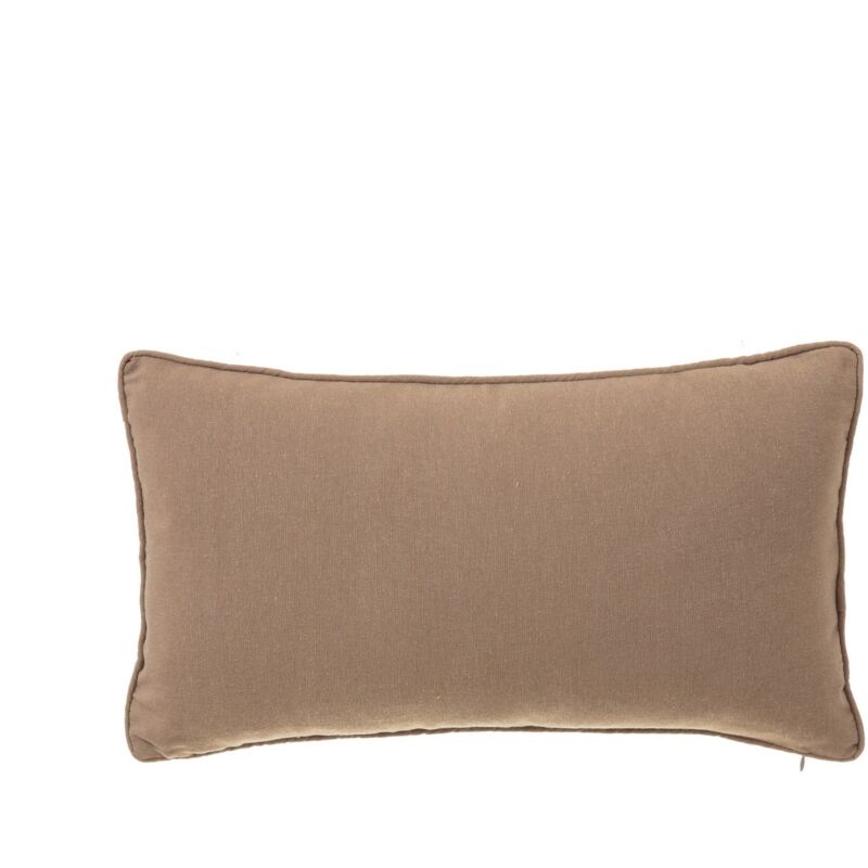 

Lolahome - Cojín liso beige moderno de algodón y poliéster de 50x30 cm. Compra mínima 2 unid