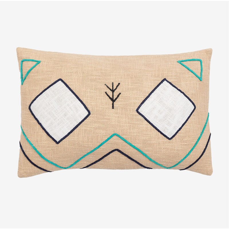 

Cojín Rectangular en Algodón (40x60 cm) Mial Marrón Trigo - Sklum