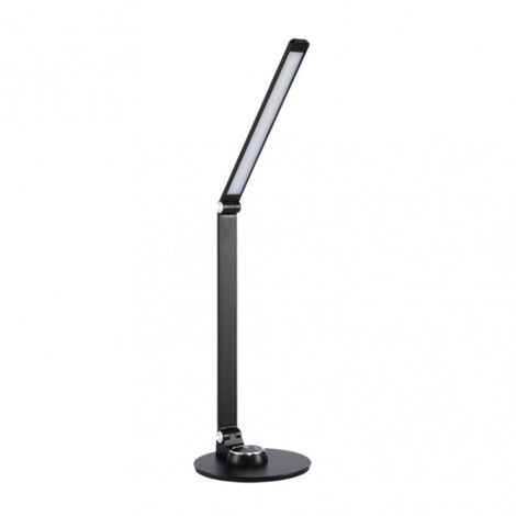 Col de Cygne Baryton 8w 3000k-4000-6500k Noir 54x16.5x29cm 600lm Intensité Réglable, Tactile Et Pliable