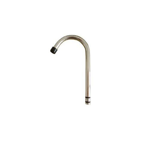Col de cygne court robinet eau pure – Raccord fileté 1/2" – Acier inoxydable – Hauteur 11 cm pour filtre Doulton sous évier