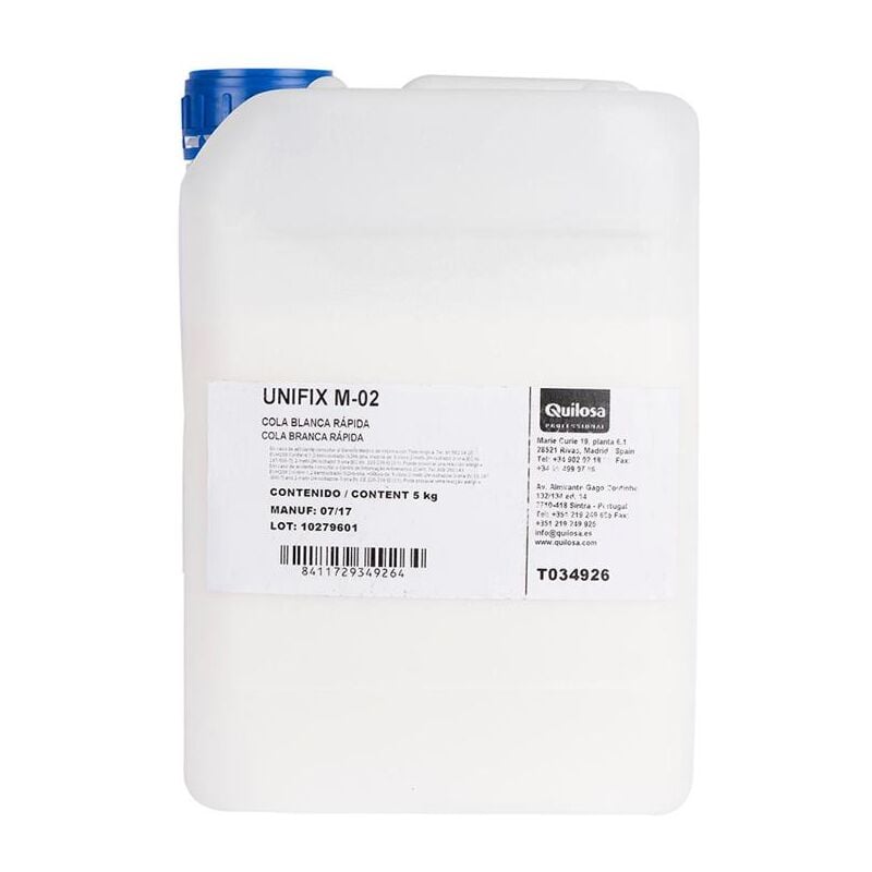 

Cola blanca rapida unifix m-02 26kg. montaje de muebles. - Mibricoplus