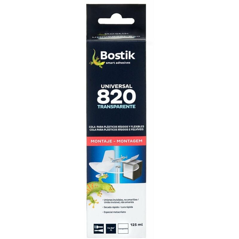 

Bostik - ADHESIVO CONTACTO PLASTICOS TRANSPARENTE 125 ml