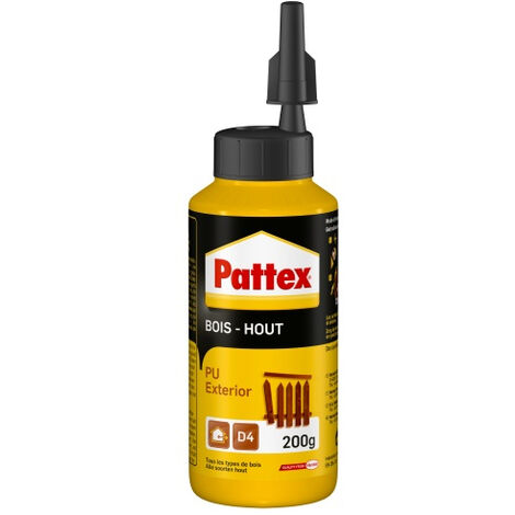 Cola de madera PU Pattex - babero de 200g - 1419274