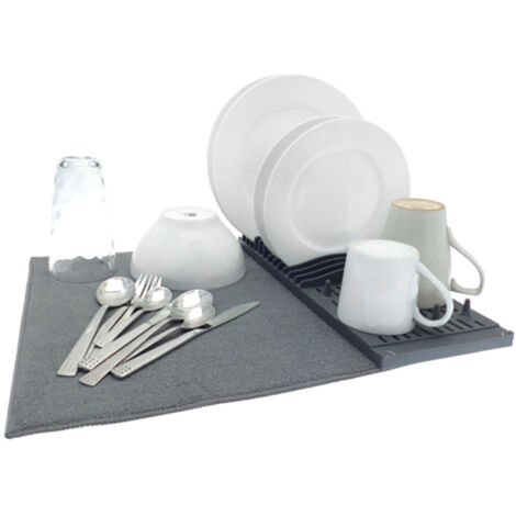 Cola Dishes 2in1 Plastique avec distributeur de couverts en microfibre