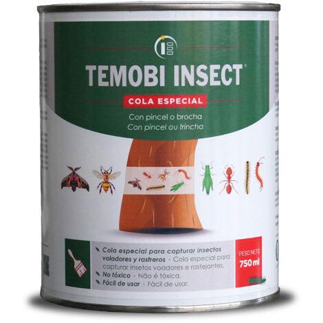 Cola TEMOBI INSECT 750ml para el control de insectos voladores y