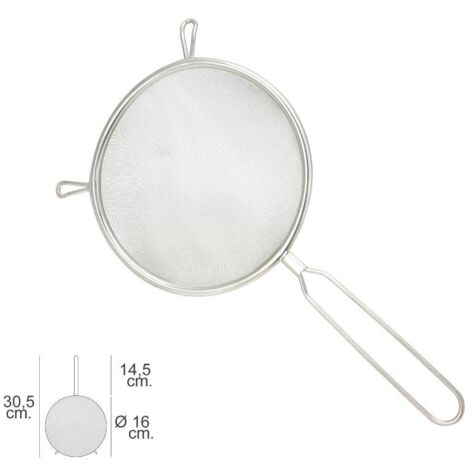 Colador Acero Inoxidable Basic Ø 16 x 30,5 (Alt.) cm.