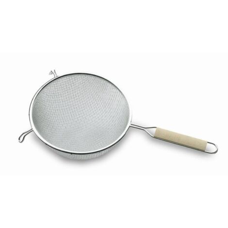 Colador coc media bola 20cm mango baquelita inox lacor