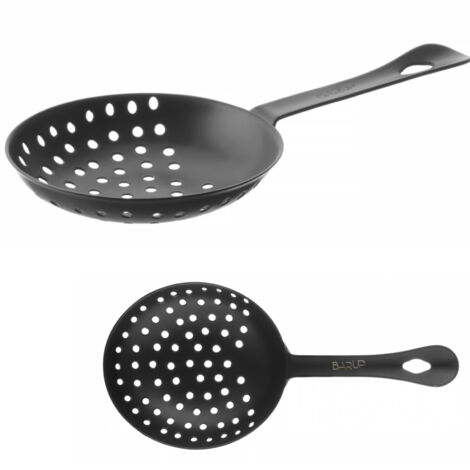 Colador de camarero para colar bebidas y cócteles Julep 160 x 76 mm - negro