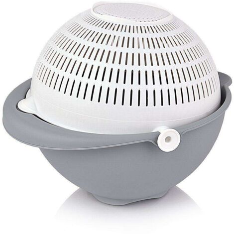 Colador de cocina con recipiente giratorio de 25 cm