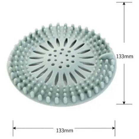 Colador de desagüe para fregadero de cocina, tapa de ducha, tapón de bañera, recogedor de pelo, antibloqueo, colador de desagüe de suelo, accesorios de baño, color D