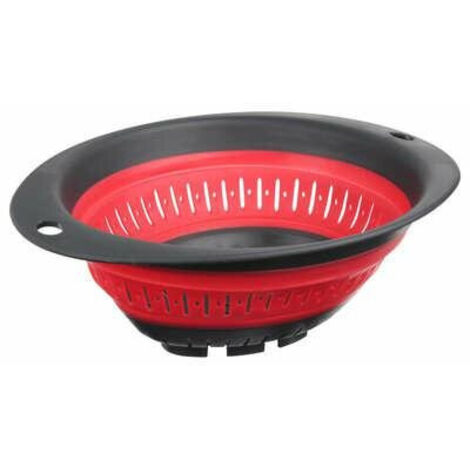 COLAIO PIEGHEVOLE, silicone rosso, RESISTENTE e PRATICO