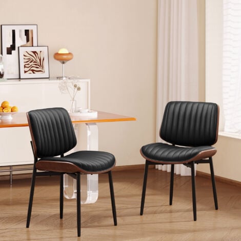 COLAMY Stuhl – 2er-Set Stühle – Esszimmerstuhl, Vintage-Design, Ideal für Küche und Esszimmer – Grün