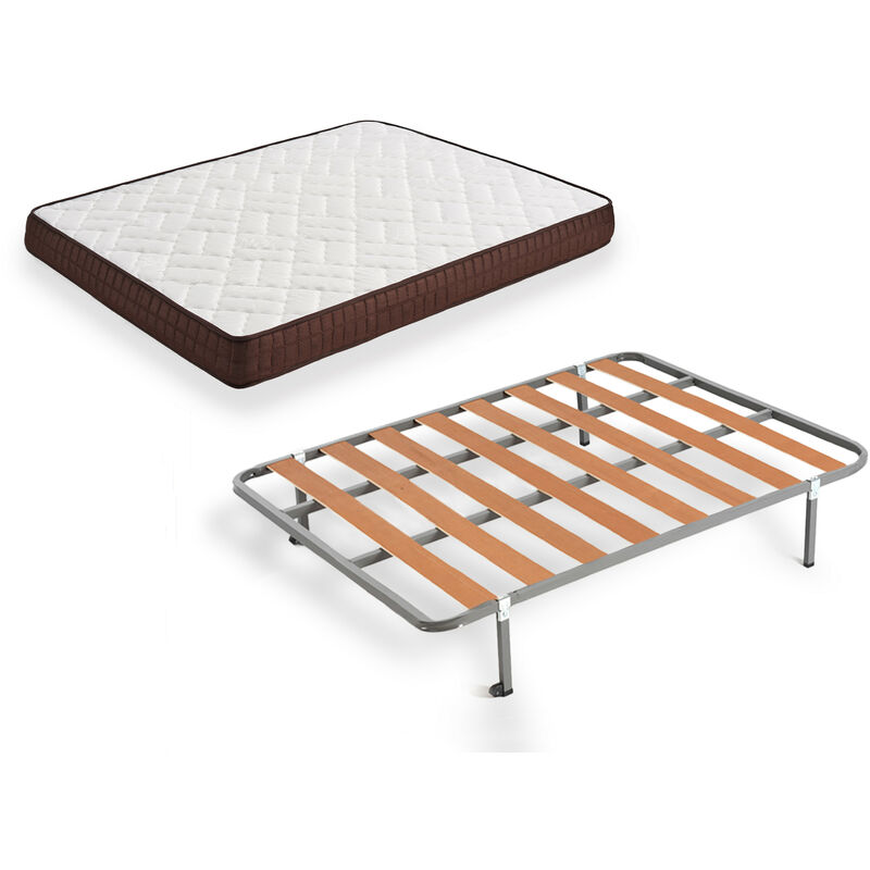 

Hogar24 - Colchon Viscobrown Reversible + Somier Basic + 4 Patas 150X190