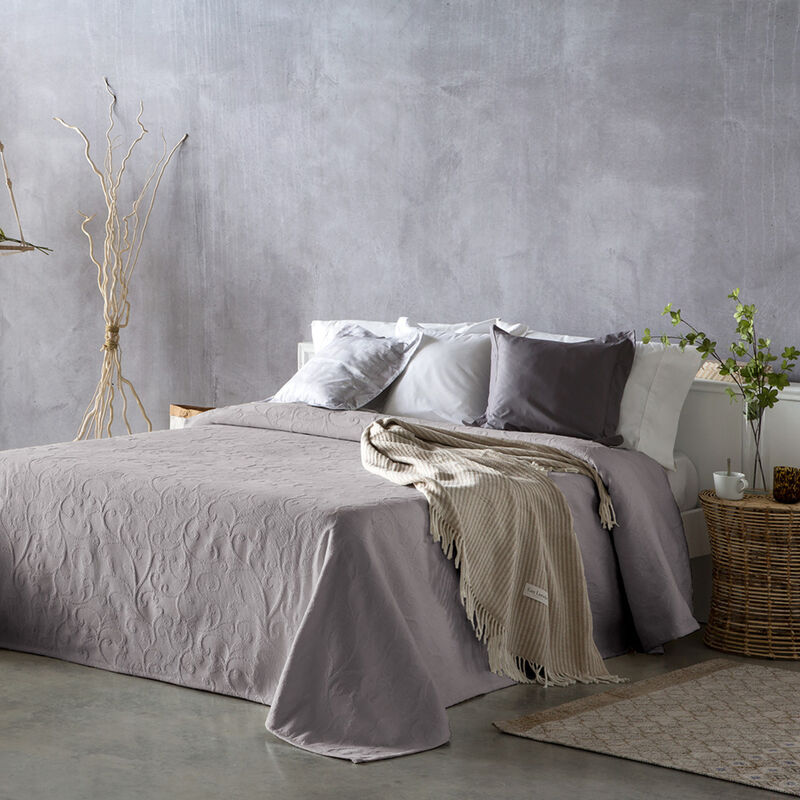 

Colcha FLEUR gris 180x270 cm - gris