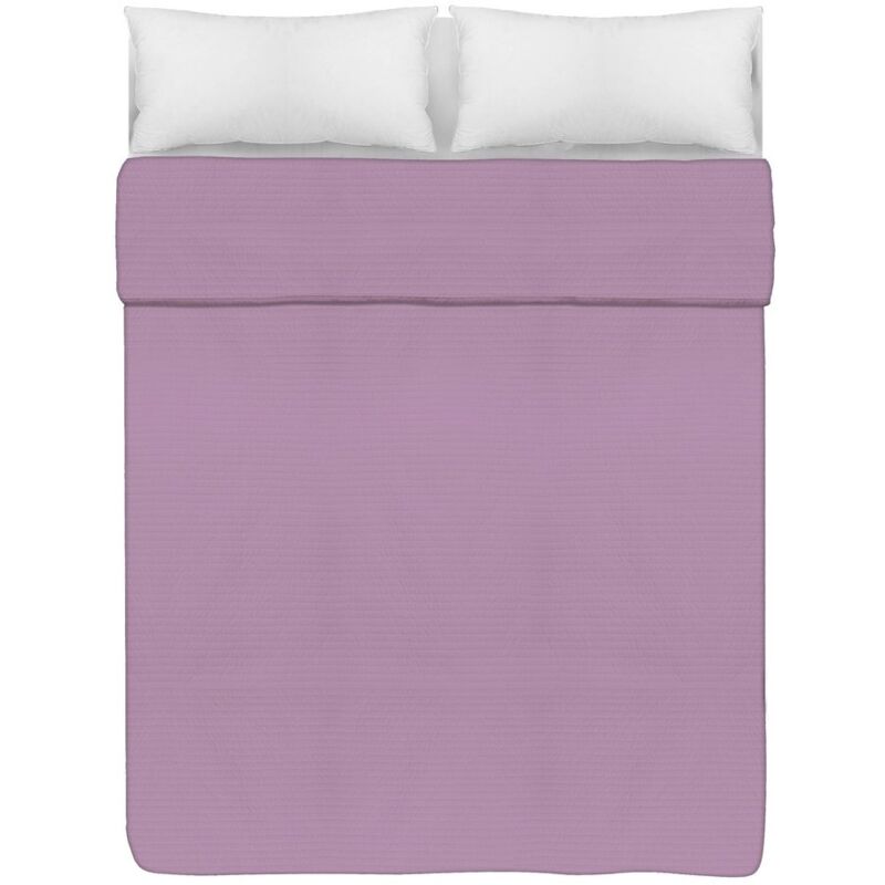 

Colcha para cama de 150 lila de rayas clásica de microfibrade 260x240 cm