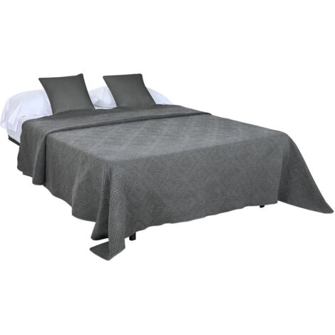 Colcha Poliester 240X260 100 Gr. Gris Claro