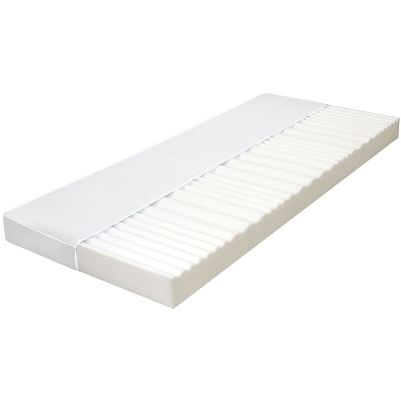 

Colchón 7 zonas espuma de PU 10 cm H2 H3 120x200 cm - Blanco
