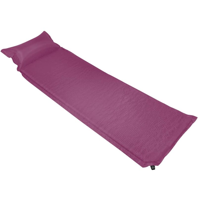 

Colchón de aire inflable con almohada rosa 66x200 cm - Rosa