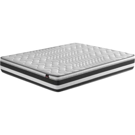 Colchón 135x190 cm Bio Viscoelástico Partículas De Grafeno Alta Transpirabilidad Y Firmeza Antiacaros Antibacteriano Hipoalergénico