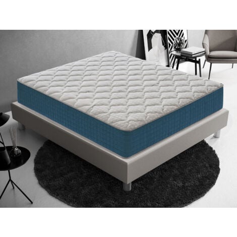 ILOVESLEEP 140x200 de espuma viscoelástica de 30 cm de alto - Ortopédico - Anatómico - Antibacteriano - Antiácaros