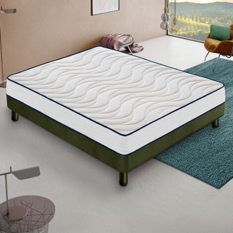 ILOVESLEEP 160x200 en Waterfoam - 20 cm de altura - Ortopédico - Rigidez h3 - Lado verano invierno