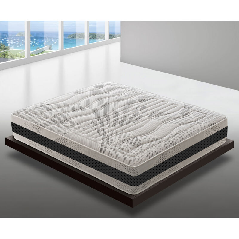

Colchón 140x200 de espuma viscoelástico de 28 cm de altura y 11 áreas diferentes