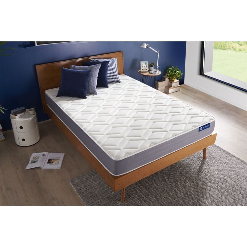 

Colchón Actiflex dream 160x190cm, Grosor: 22 cm, Muelles ensacados y espuma viscoelástica, Moderadamente firme, 3 zonas de conf