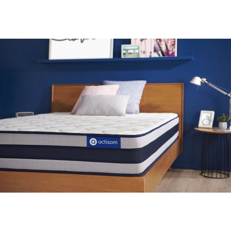 

Colchón Actiflex ergo 90x200cm, Grosor: 24 cm, Muelles ensacados y espuma viscoelástica, Firme, 3 zonas de confort