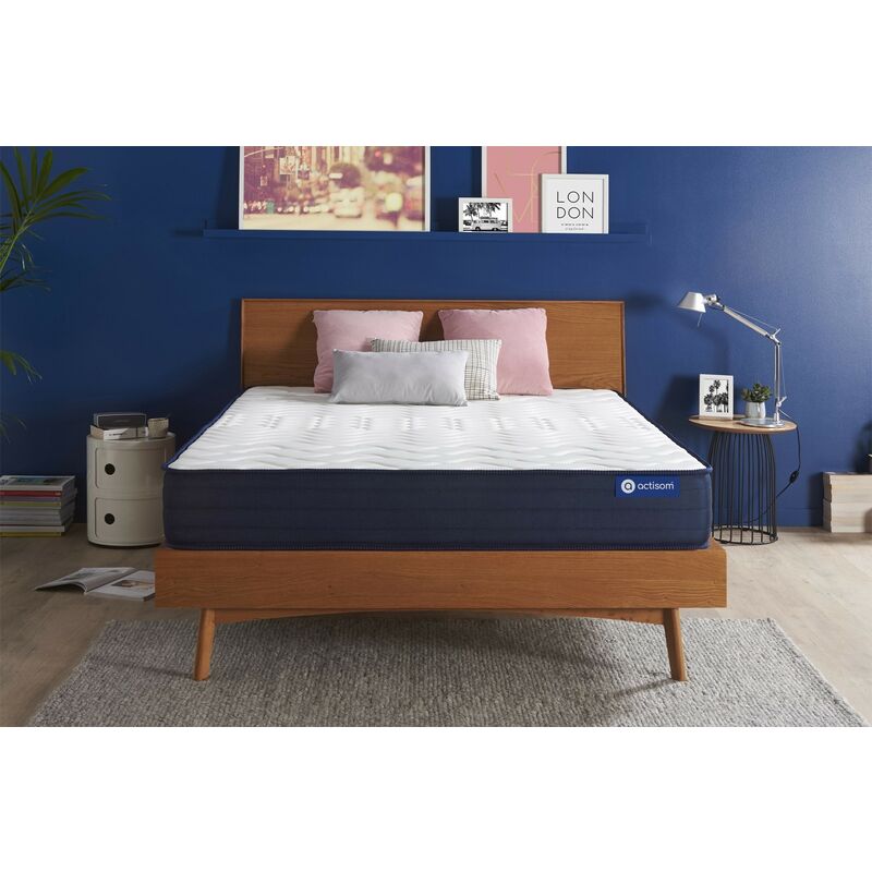 

Colchón Actiflex life 200x200cm, Grosor: 22 cm, Muelles ensacados y espuma viscoelástica, Muy firme, 5 zonas de confort
