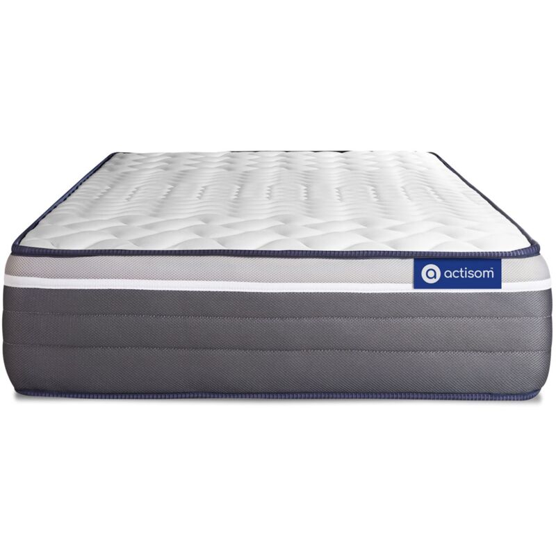 

Colchón Actiflex plus 105x200cm, Grosor: 26 cm, Muelles ensacados y espuma viscoelástica, Muy firme, 7 zonas de confort