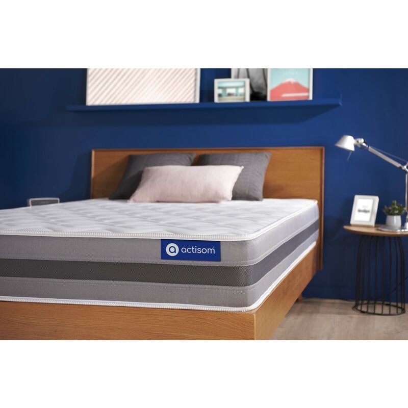 

Colchón Actiflex relax 90x190cm, Grosor: 24 cm, Muelles ensacados y espuma viscoelástica, Moderadamente firme, 3 zonas de confo