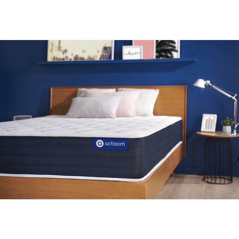 

Colchón Actiflex sleep 90x200cm, Grosor: 22 cm, Muelles ensacados y espuma viscoelástica, Equilibrado, 3 zonas de confort