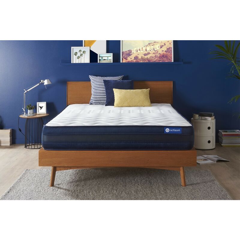 

Colchón Actiflex tech 120x190cm, Grosor: 24 cm, Muelles ensacados y espuma viscoelástica, Muy firme, 5 zonas de confort