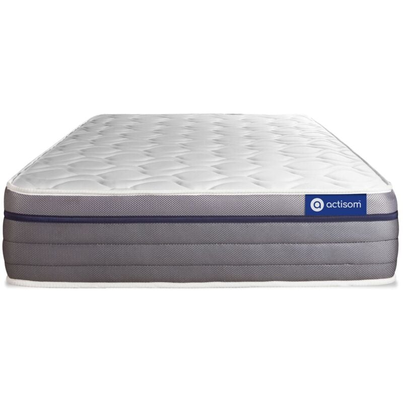 

Colchón Actiflex zen 120x210cm, Grosor: 26 cm, Muelles ensacados y espuma viscoelástica, Equilibrado, 3 zonas de confort