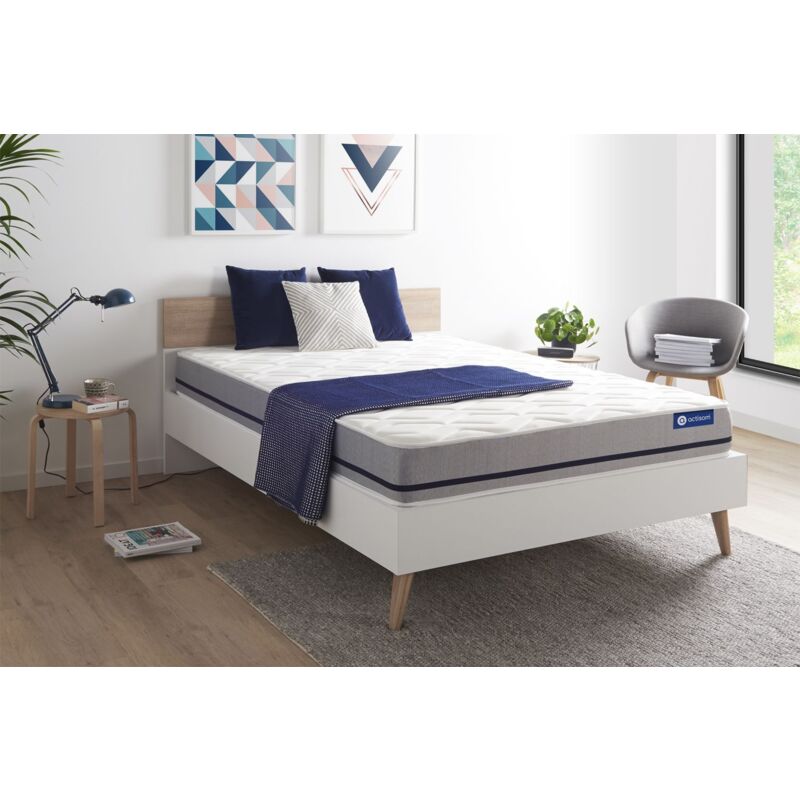 

Colchón Actilatex soft 130x200cm, Grosor: 20 cm, Látex y espuma viscoelástica, Moderadamente firme, 3 zonas de confort